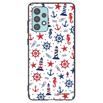 Picasee Μαύρη θήκη σιλικόνης για Samsung Galaxy A72 A725F - Sailor Vibes