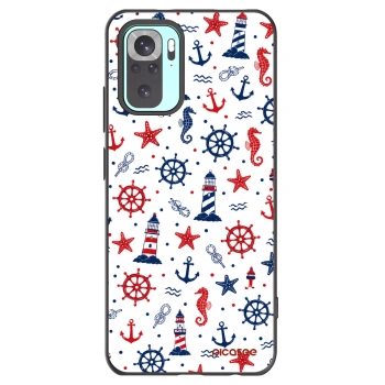 Picasee Μαύρη θήκη σιλικόνης για Xiaomi Redmi Note 10 Pro - Sailor Vibes
