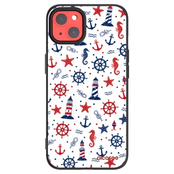 Picasee Μαύρη θήκη σιλικόνης για Apple iPhone 13 - Sailor Vibes