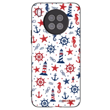 Picasee Μαύρη θήκη σιλικόνης για Huawei Nova 8i - Sailor Vibes