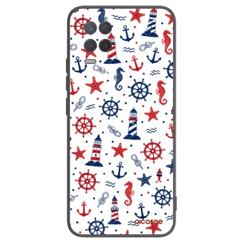 Picasee Μαύρη θήκη σιλικόνης για Realme 8 5G - Sailor Vibes