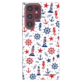 Picasee διαφανής θήκη σιλικόνης Samsung Galaxy S22 Ultra 5G - Sailor Vibes