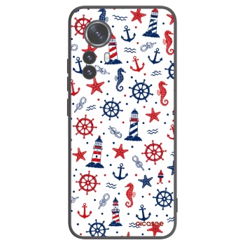 Picasee Μαύρη θήκη σιλικόνης για Xiaomi 12 Pro - Sailor Vibes