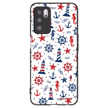 Picasee Μαύρη θήκη σιλικόνης για OPPO A16 - Sailor Vibes