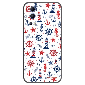 Picasee Μαύρη θήκη σιλικόνης για Vivo Y52 5G - Sailor Vibes