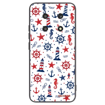 Picasee Μαύρη θήκη σιλικόνης για Honor Magic4 Lite 5G - Sailor Vibes