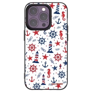 Picasee Μαύρη θήκη σιλικόνης για Apple iPhone 14 Pro - Sailor Vibes