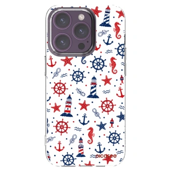 Picasee διαφανής θήκη σιλικόνης Apple iPhone 14 Pro - Sailor Vibes