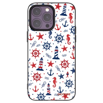 Picasee Μαύρη θήκη σιλικόνης για Apple iPhone 14 Pro Max - Sailor Vibes