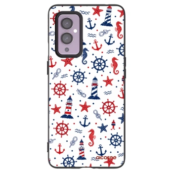 Picasee Μαύρη θήκη σιλικόνης για OnePlus 9 - Sailor Vibes