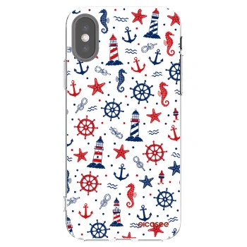 Picasee διαφανής θήκη σιλικόνης Apple iPhone X/XS - Sailor Vibes