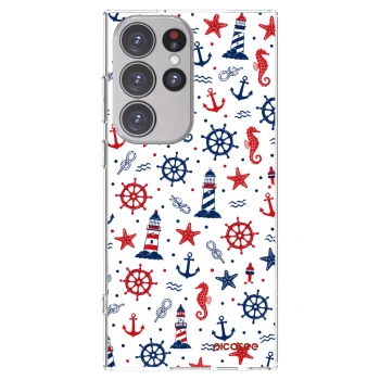 Picasee διαφανής θήκη σιλικόνης Samsung Galaxy S23 Ultra 5G - Sailor Vibes