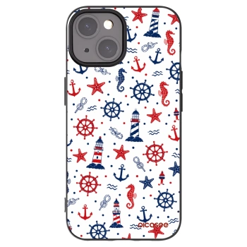 Picasee Μαύρη θήκη σιλικόνης για Apple iPhone 15 - Sailor Vibes