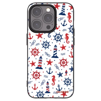 Picasee Μαύρη θήκη σιλικόνης για Apple iPhone 15 Pro - Sailor Vibes