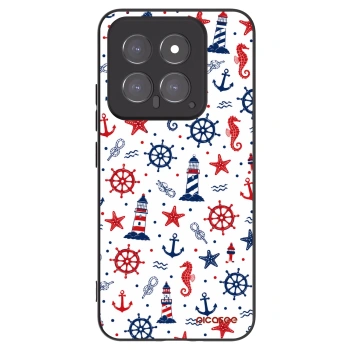 Picasee Μαύρη θήκη σιλικόνης για Xiaomi 14 - Sailor Vibes