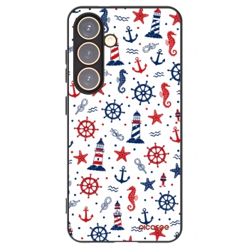 Picasee Μαύρη θήκη σιλικόνης για Samsung Galaxy S24 S921B 5G - Sailor Vibes