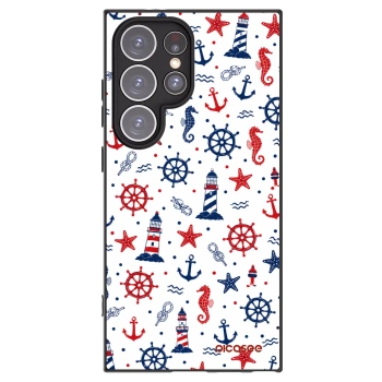 Picasee Μαύρη θήκη σιλικόνης για Samsung Galaxy S24 Ultra S928B 5G - Sailor Vibes