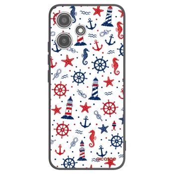Picasee Μαύρη θήκη σιλικόνης για Xiaomi Redmi 12 5G - Sailor Vibes