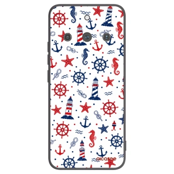 Picasee Μαύρη θήκη σιλικόνης για Realme 11 Pro+ - Sailor Vibes