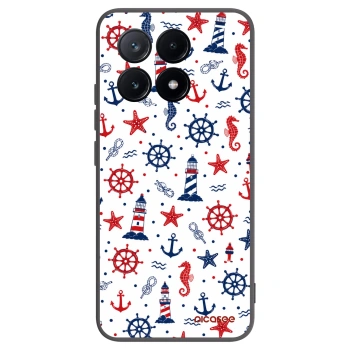 Picasee Μαύρη θήκη σιλικόνης για Xiaomi Poco X6 Pro - Sailor Vibes
