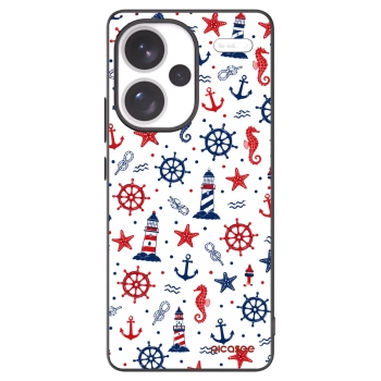 Picasee Μαύρη θήκη σιλικόνης για Xiaomi Redmi Note 13 Pro+ 5G - Sailor Vibes