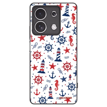 Picasee Μαύρη θήκη σιλικόνης για Xiaomi Redmi Note 13 4G - Sailor Vibes