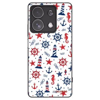 Picasee Μαύρη θήκη σιλικόνης για Xiaomi Redmi Note 13 Pro 4G - Sailor Vibes
