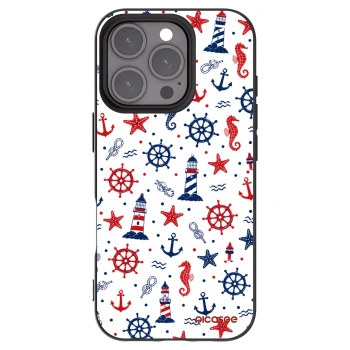 Picasee Μαύρη θήκη σιλικόνης για Apple iPhone 16 Pro - Sailor Vibes