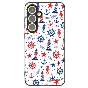 Picasee Μαύρη θήκη σιλικόνης για Samsung Galaxy S24 FE S721B - Sailor Vibes