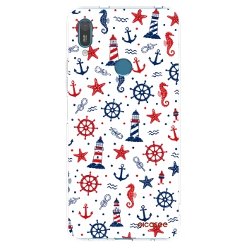 Picasee διαφανής θήκη σιλικόνης Huawei Y7 2019 - Sailor Vibes