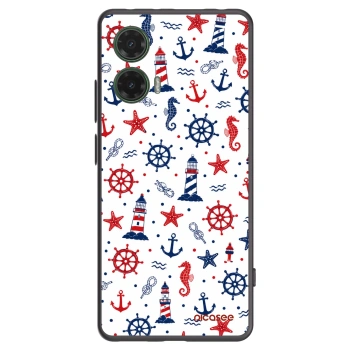 Picasee Μαύρη θήκη σιλικόνης για Motorola Moto G35 5G - Sailor Vibes