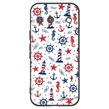 Picasee Μαύρη θήκη σιλικόνης για Google Pixel 9 - Sailor Vibes