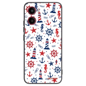 Picasee Μαύρη θήκη σιλικόνης για Motorola Moto G05 - Sailor Vibes