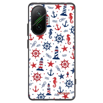 Picasee Μαύρη θήκη σιλικόνης για Xiaomi Poco F7 5G - Sailor Vibes