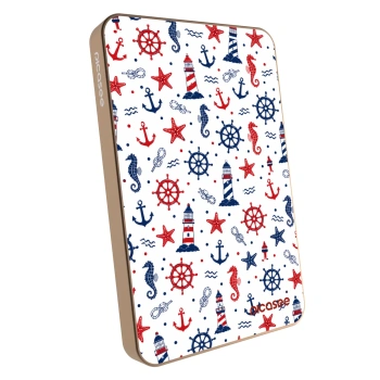 Powerbank με MagSafe 5 000 mAh Χρυσαφένιος - Sailor Vibes