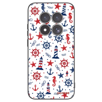 Picasee Μαύρη θήκη σιλικόνης για Xiaomi Redmi Note 15 Pro 5G - Sailor Vibes