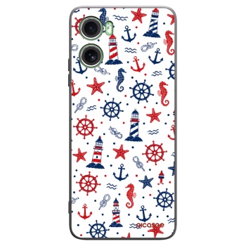 Picasee Μαύρη θήκη σιλικόνης για Motorola Moto G06 - Sailor Vibes