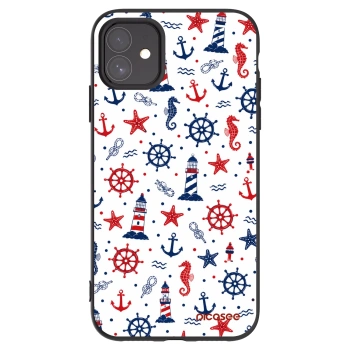 Picasee Μαύρη θήκη σιλικόνης για Apple iPhone 11 - Sailor Vibes