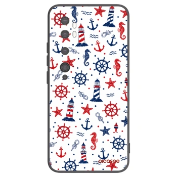 Picasee Μαύρη θήκη σιλικόνης για Xiaomi Mi Note 10 (Pro) - Sailor Vibes