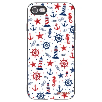 Picasee Μαύρη θήκη σιλικόνης για Apple iPhone SE 2020 - Sailor Vibes