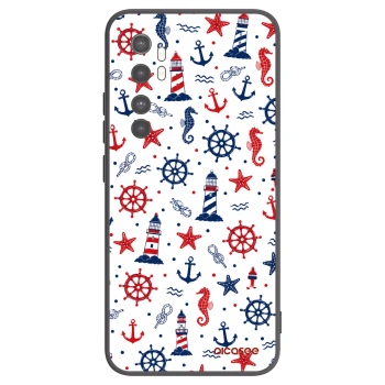 Picasee Μαύρη θήκη σιλικόνης για Xiaomi Mi Note 10 Lite - Sailor Vibes