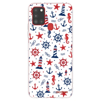 Picasee διαφανής θήκη σιλικόνης Samsung Galaxy A21s - Sailor Vibes