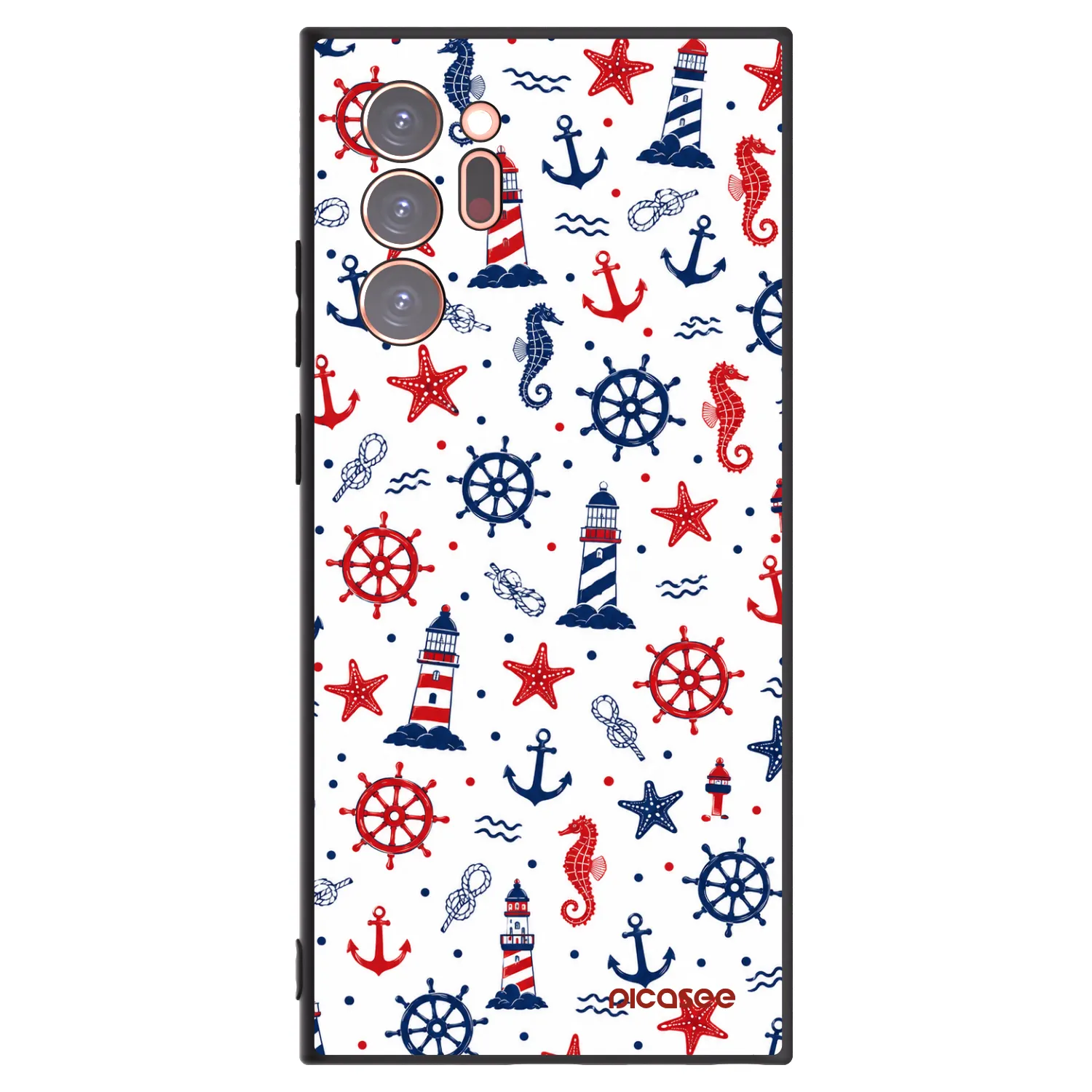 Picasee Μαύρη θήκη σιλικόνης για Samsung Galaxy Note 20 Ultra - Sailor Vibes