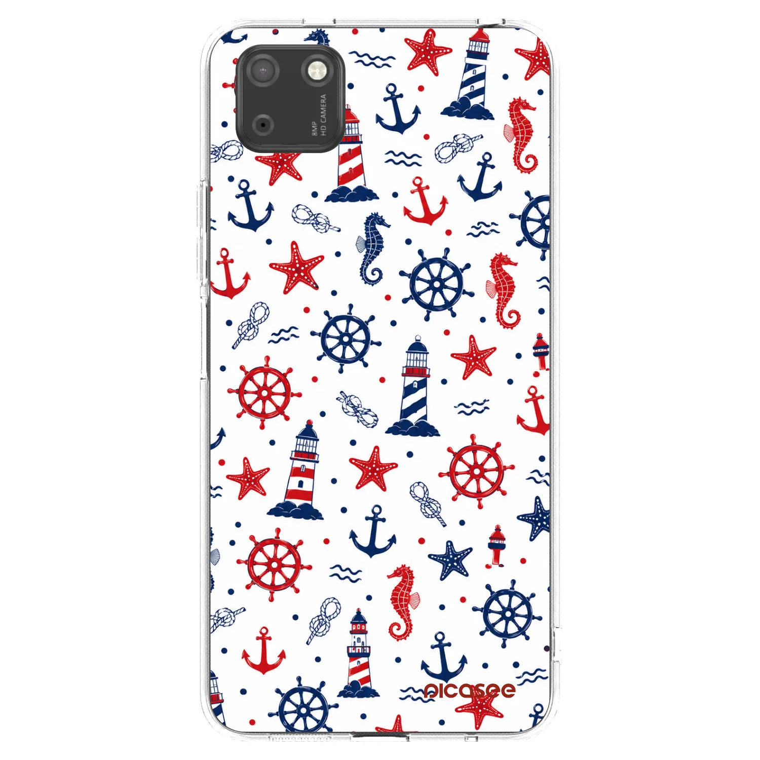 Picasee διαφανής θήκη σιλικόνης Huawei Y5P - Sailor Vibes