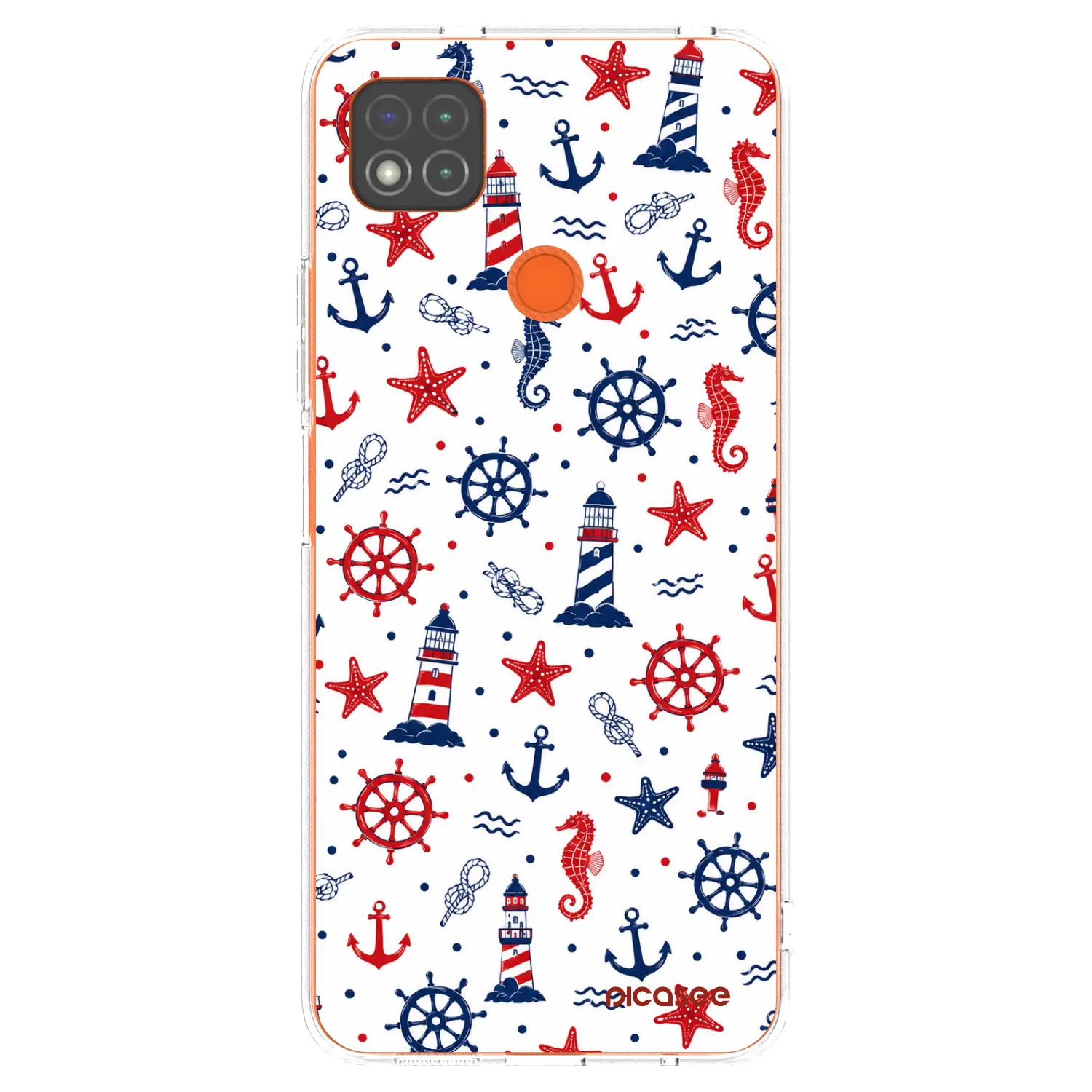 Picasee διαφανής θήκη σιλικόνης Xiaomi Redmi 9C - Sailor Vibes