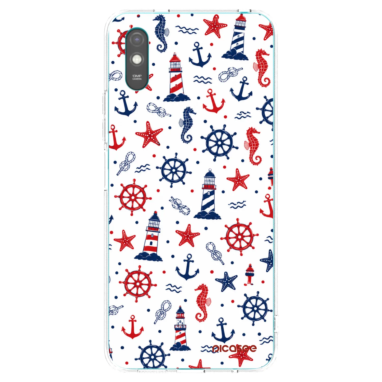Picasee διαφανής θήκη σιλικόνης Xiaomi Redmi 9A - Sailor Vibes
