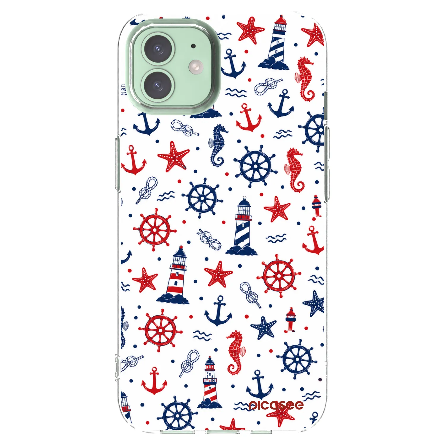 Picasee διαφανής θήκη σιλικόνης Apple iPhone 12 - Sailor Vibes