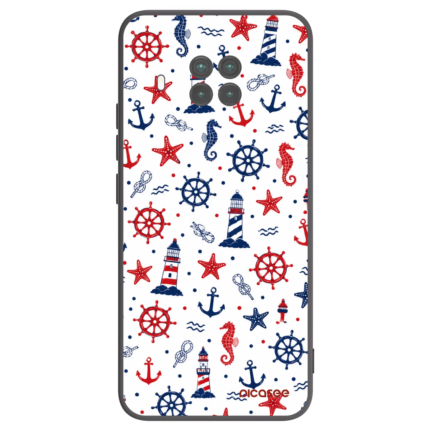 Picasee Μαύρη θήκη σιλικόνης για Xiaomi Mi 10T Lite - Sailor Vibes