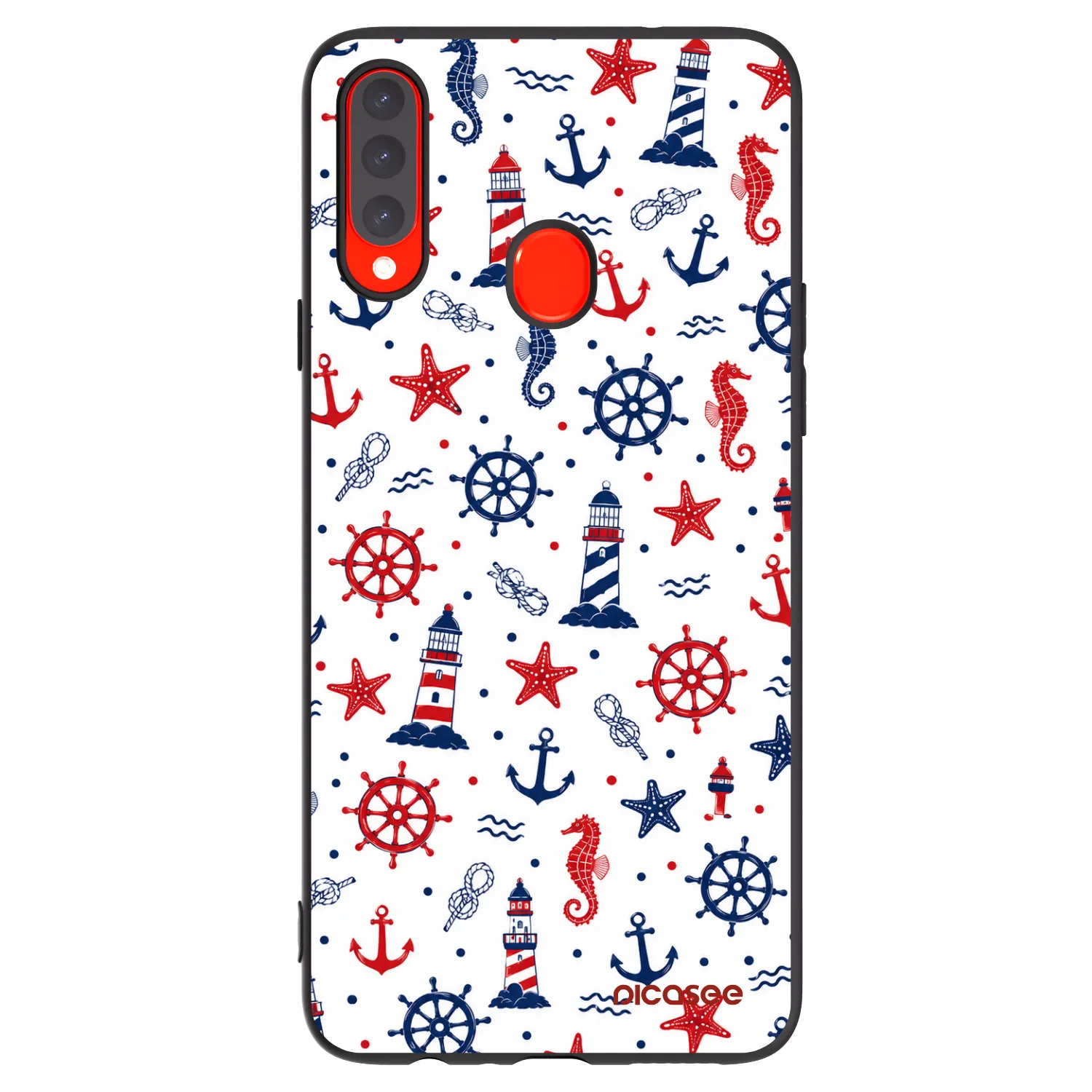 Picasee Μαύρη θήκη σιλικόνης για Samsung Galaxy A20s - Sailor Vibes