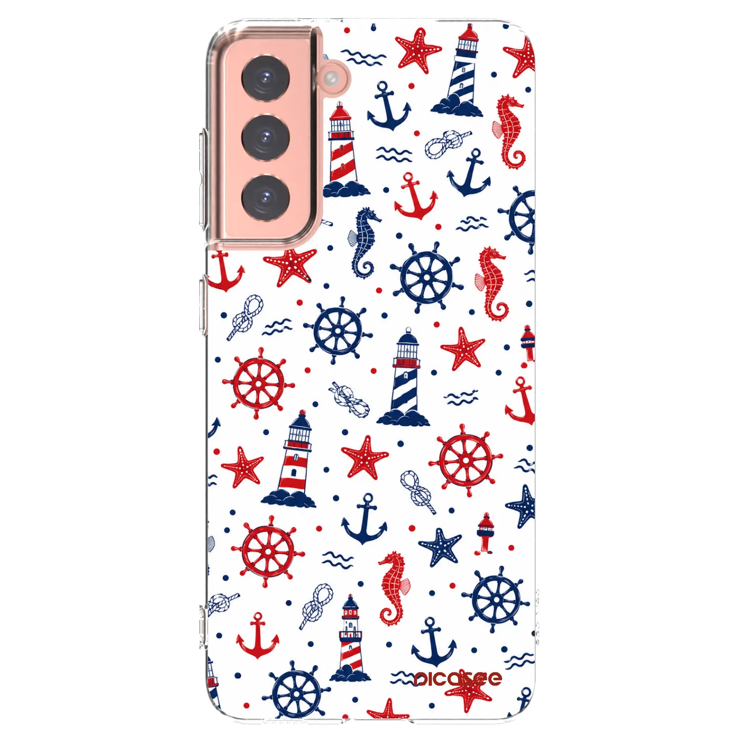 Picasee διαφανής θήκη σιλικόνης Samsung Galaxy S21 5G G991B - Sailor Vibes